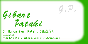 gibart pataki business card